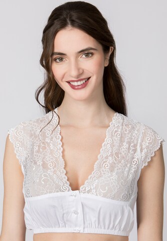 STOCKERPOINT Traditional blouse 'Aveline' in White: front
