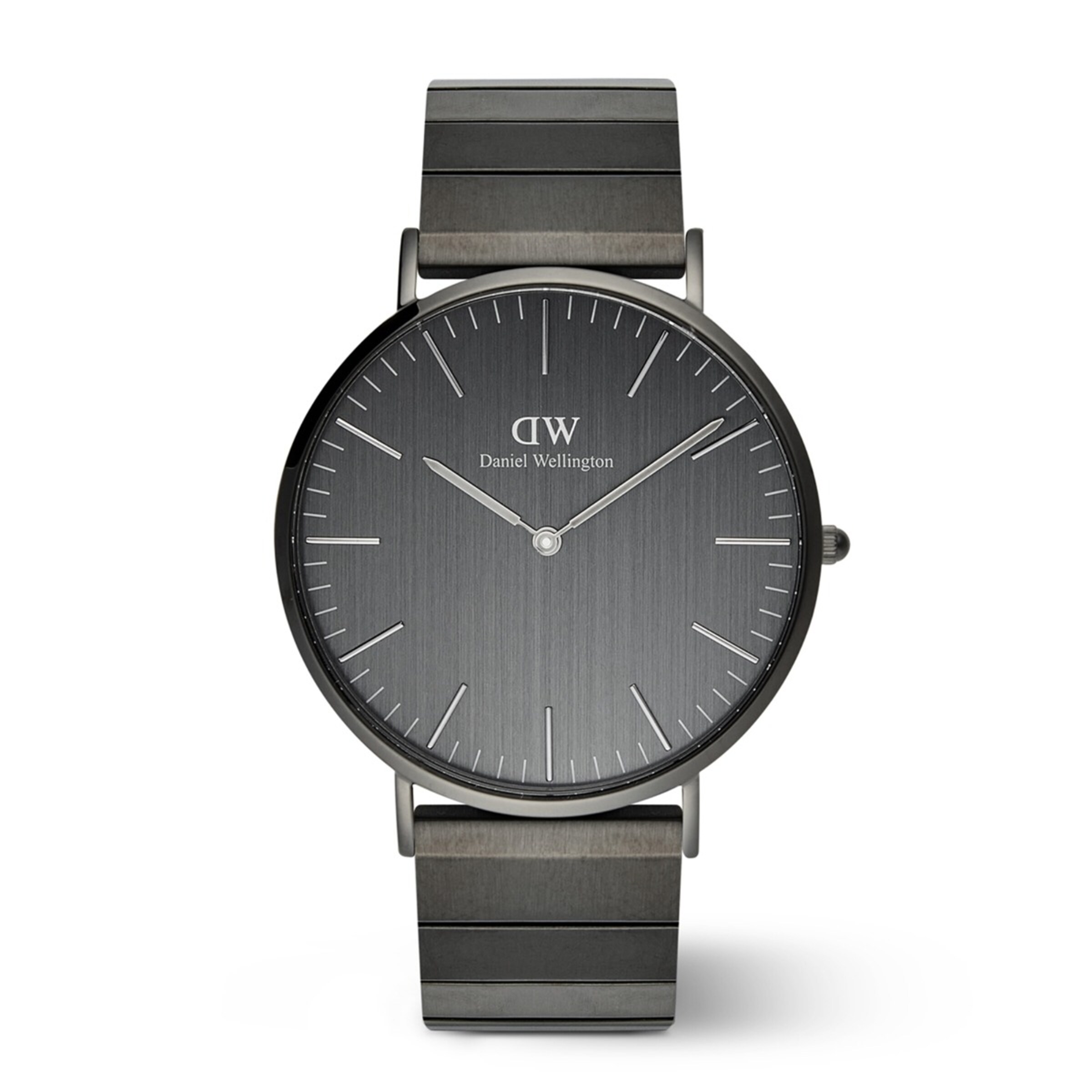 Montre à affichage analogique Daniel Wellington en gris : devant