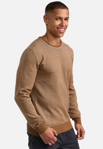 INDICODE JEANS Sweater in Brown