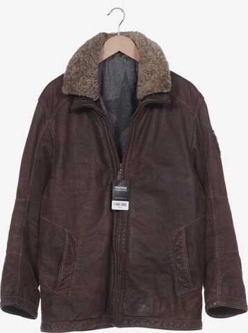 STRELLSON Jacket & Coat in L-XL in Brown: front