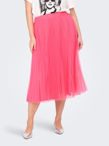 ONLY Carmakoma - Falda 'SKY ' en rojo: frente