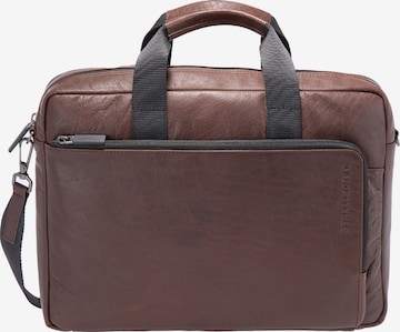 Porte-documents 'Clapton Charles' STRELLSON en marron : devant