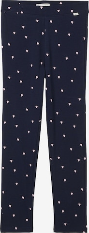 Skinny Leggings TOM TAILOR en bleu : devant