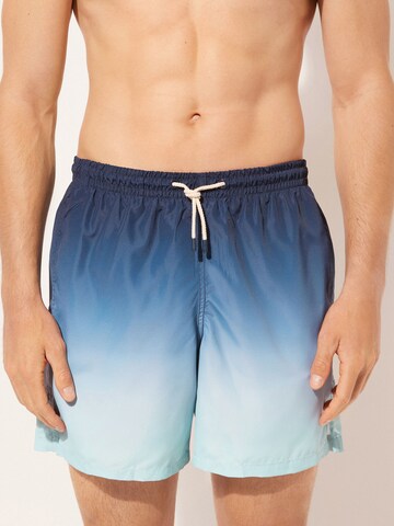 CALZEDONIA Regular Swim Trunks in Blue: front