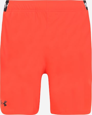 UNDER ARMOUR Workout Pants in Red: front