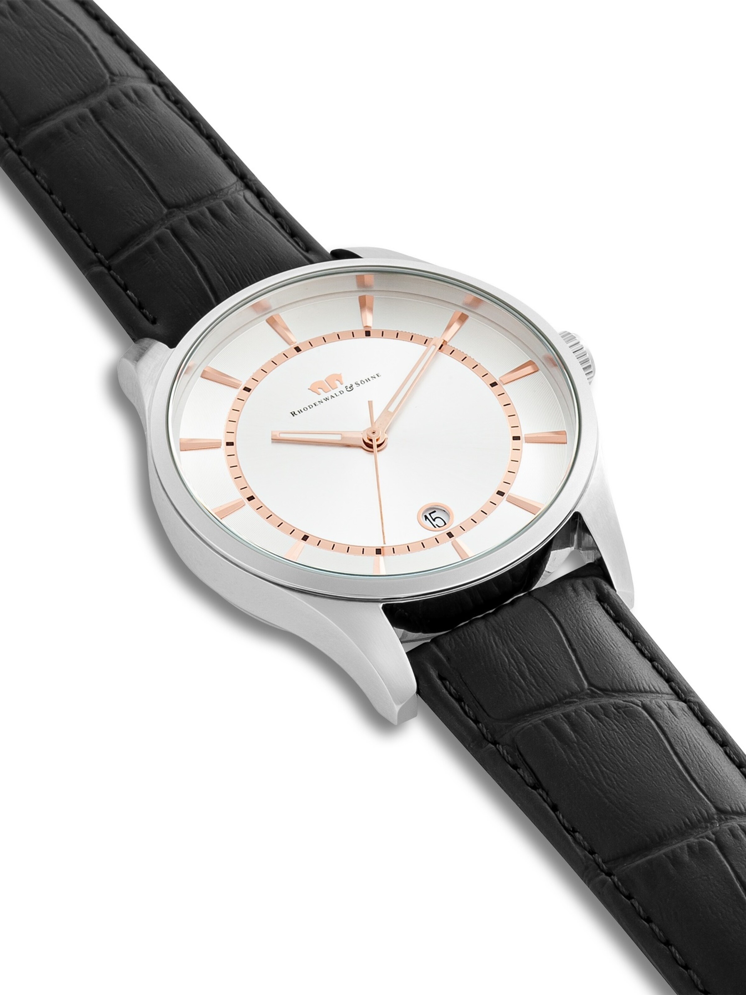 Rhodenwald & Söhne Analog watch in Black