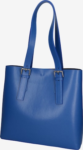 Borsa a spalla di Gave Lux in blu: frontale