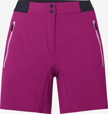 VAUDE Outdoor trousers 'Scopi II' in Pink: front