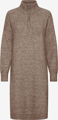 Fransa - Vestido de malha 'FRSanny' em castanho: frente