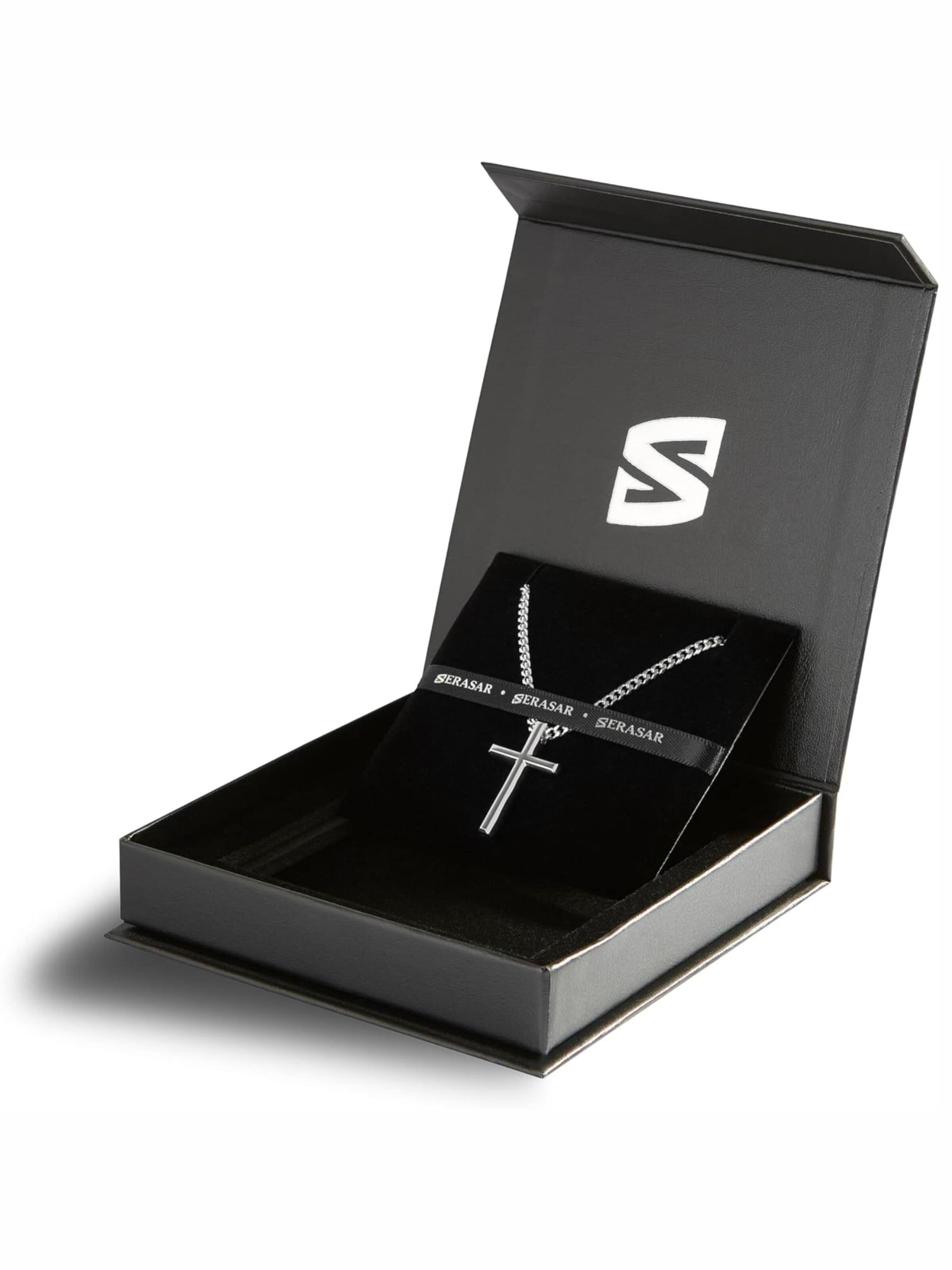 SERASAR Halsband 'Faith' i silver