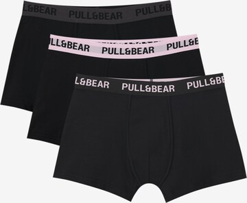 Pull&Bear Boxerky - Čierna: predná strana