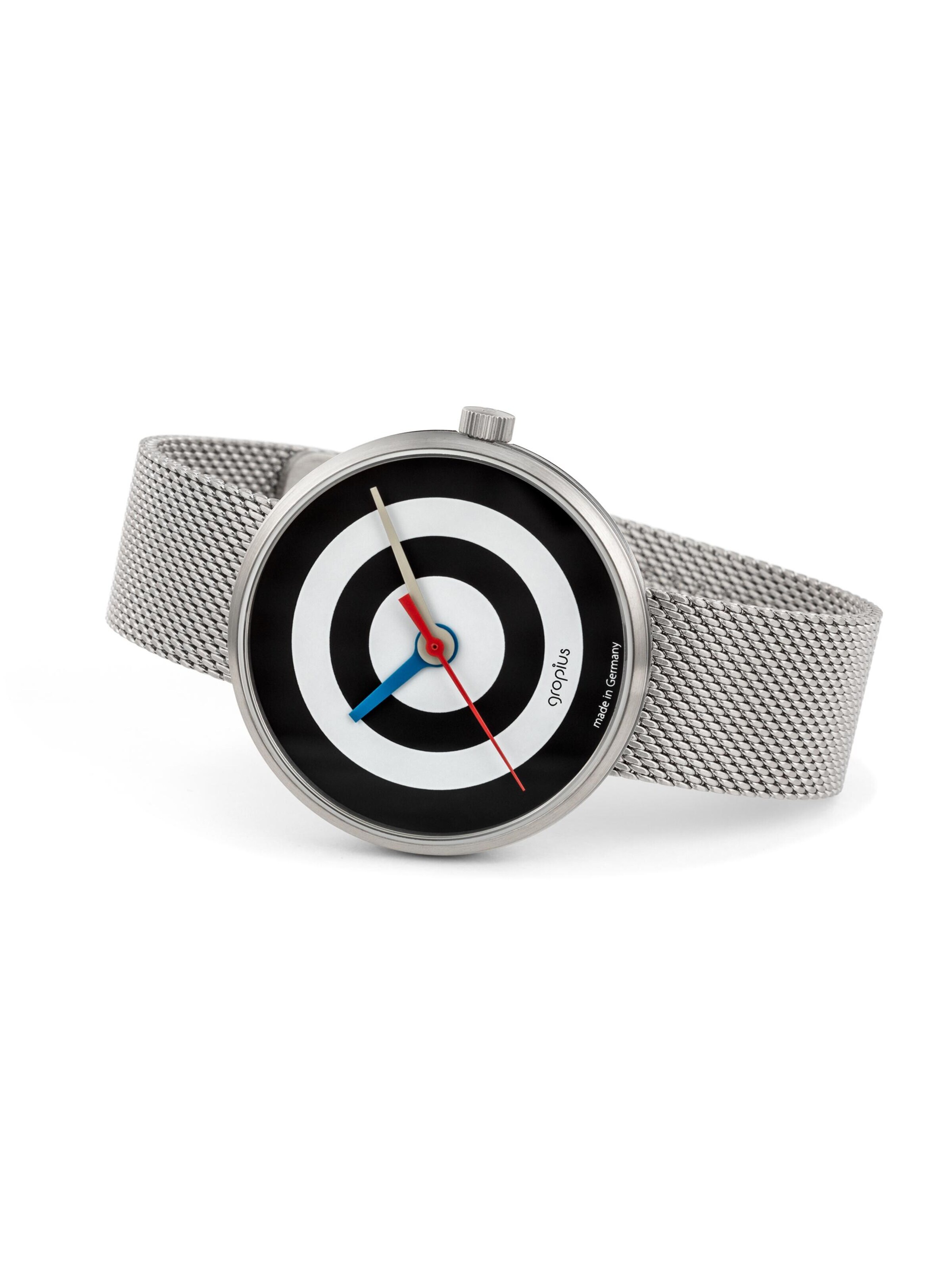 WALTER GROPIUS Analog Watch 'J. ALBERS' in Silver