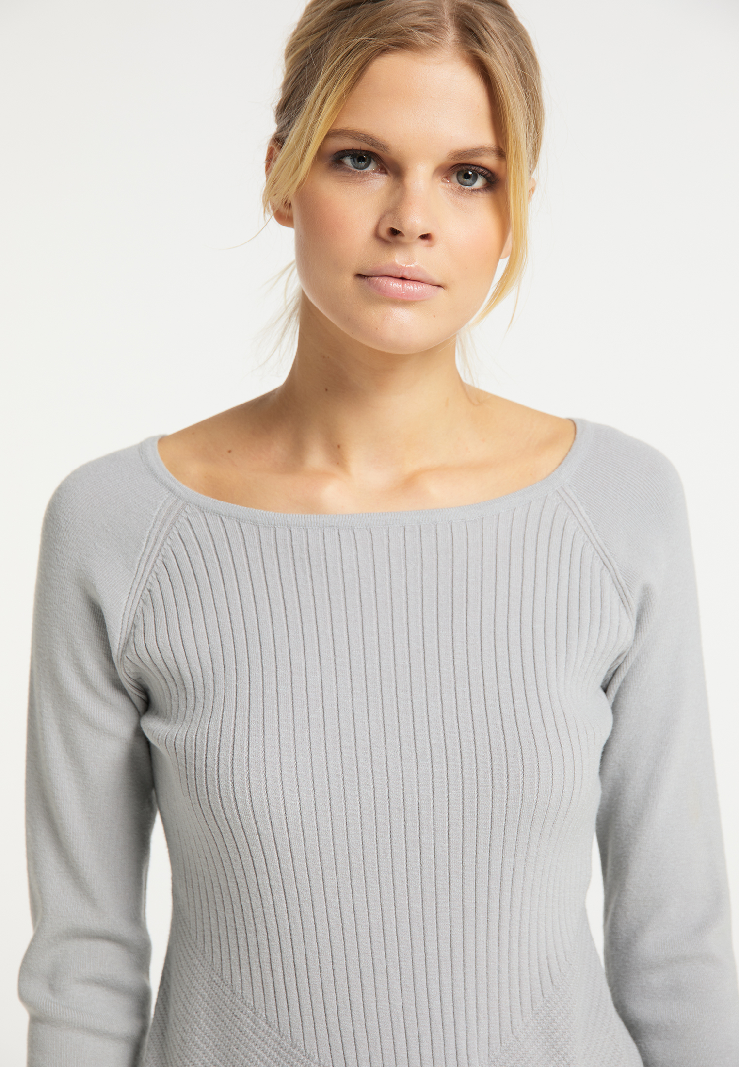 Odzież Kobiety usha WHITE LABEL Sweter w kolorze Jasnoszarym 