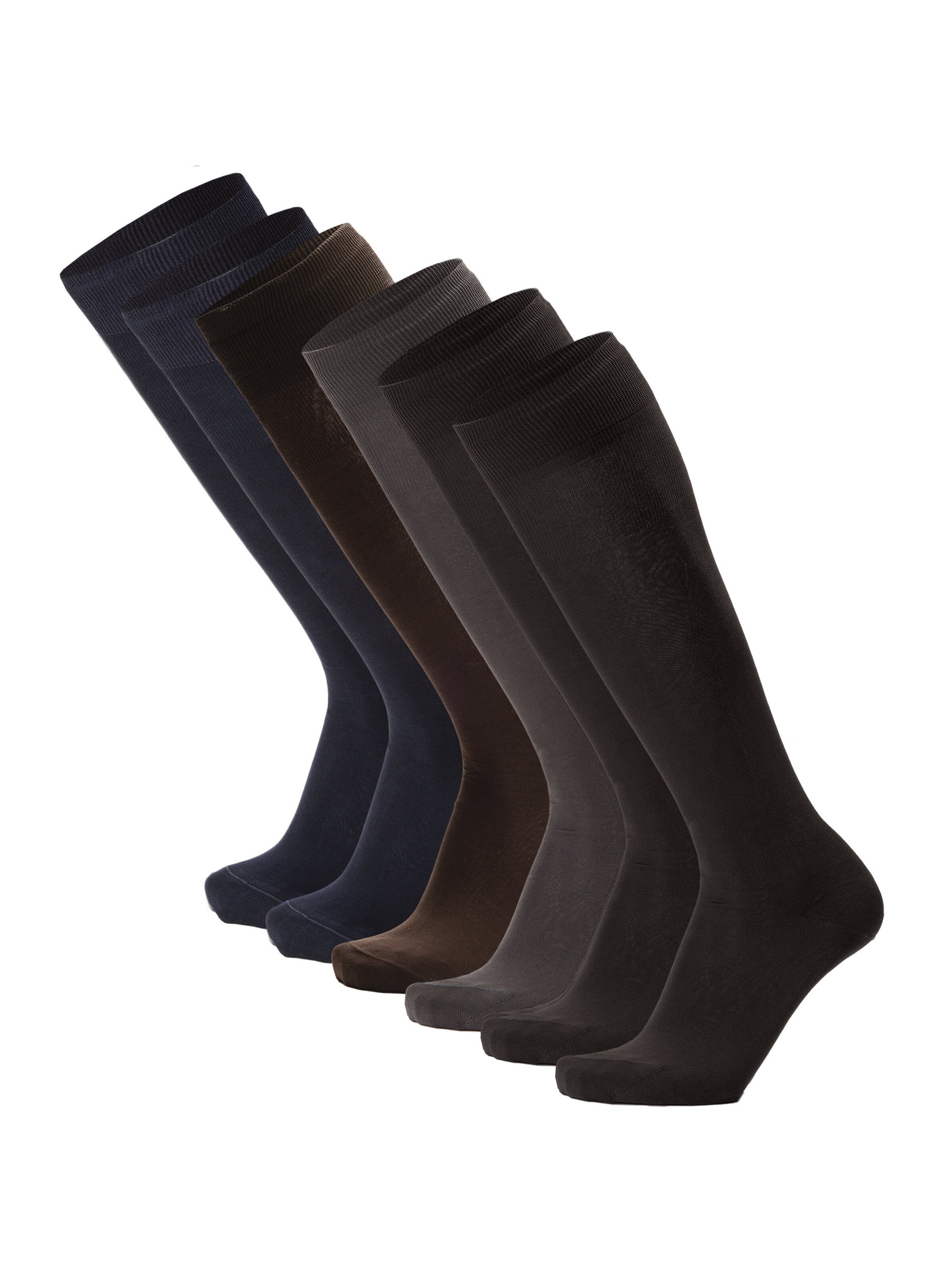 Ciocca Knee High Socks in Mixed colors: front