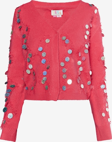 Cardigan IZIA en rose : devant