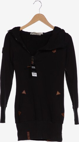 naketano Sweatshirt & Zip-Up Hoodie in S in Black: front