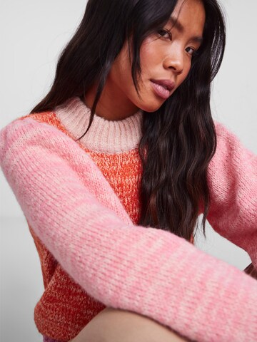 PIECES Pullover 'Felisia' in Orange