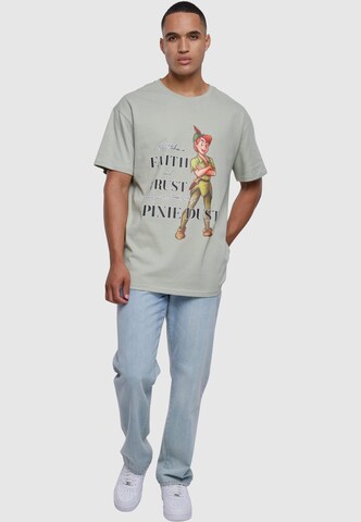 MT Upscale Shirt 'Disney 100 Peter Pan Faith and Trust' in Groen