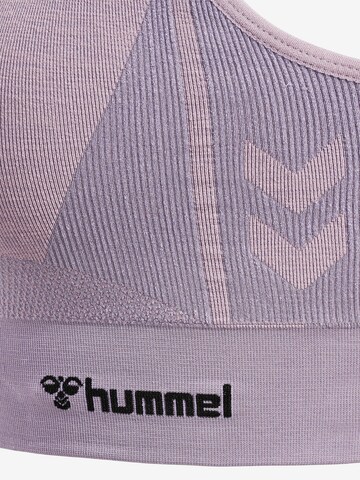 Hummel Bustier Sporttop in Roze