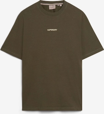 Superdry Shirt in Groen: voorkant