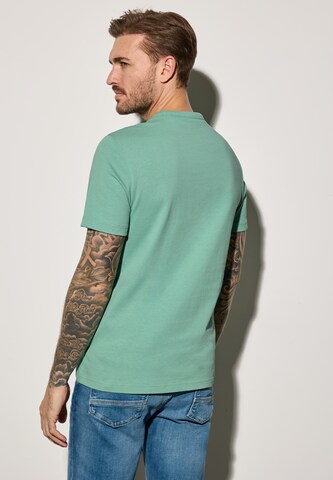 Street One MEN T-Shirt mit Print in Grün