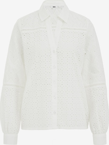 WE Fashion Pusero värissä valkoinen: etupuoli