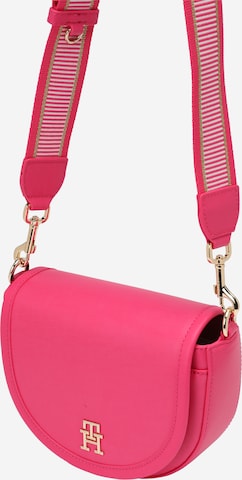 TOMMY HILFIGER Schoudertas in Roze: voorkant