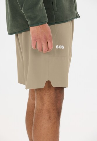 SOS Regular Workout Pants 'Niseko' in Beige