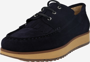 SELECTED HOMME Lace-Up Shoes 'WILLUM' in Blue: front