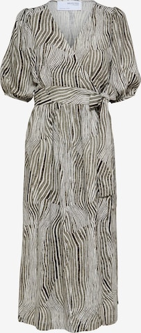 Robe 'Evita' SELECTED FEMME en gris : devant