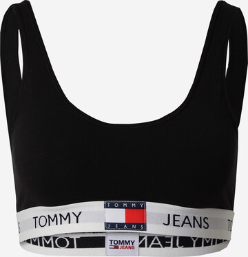 Tommy Jeans Melltartó - fekete: elől
