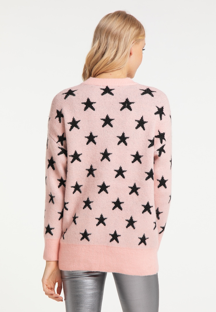Knitwear myMo at night Fine-knit sweaters Pink