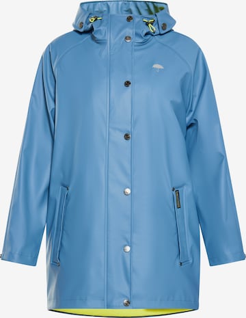 Manteau fonctionnel Schmuddelwedda en bleu : devant