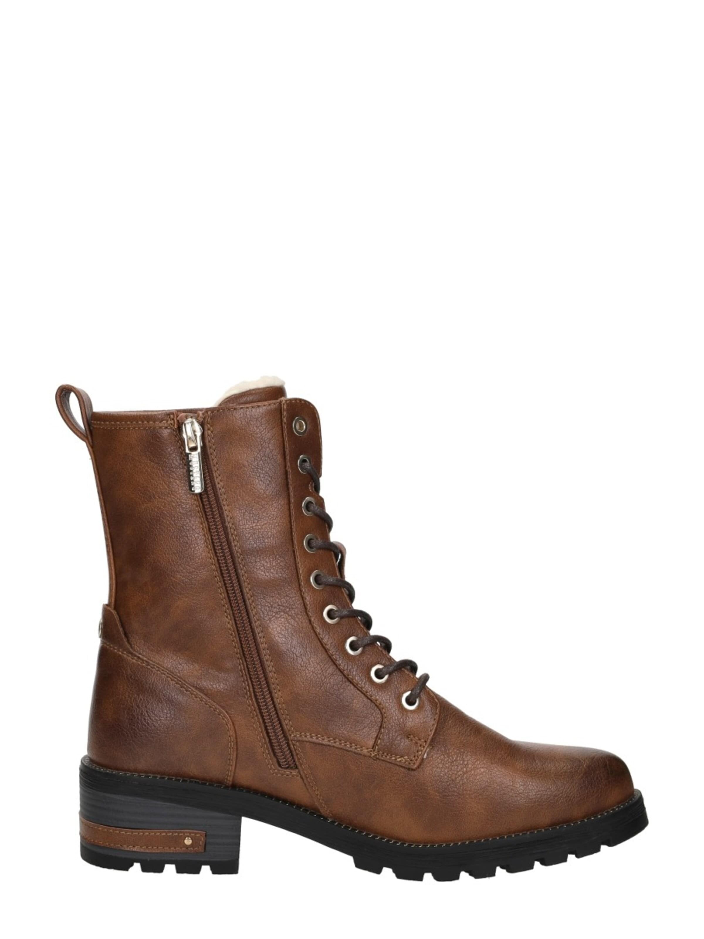 Chaussure à lacets 'Veterschoenen Hoog' MUSTANG en marron