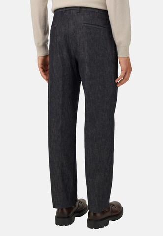 Regular Pantalon à pince Boggi Milano en bleu