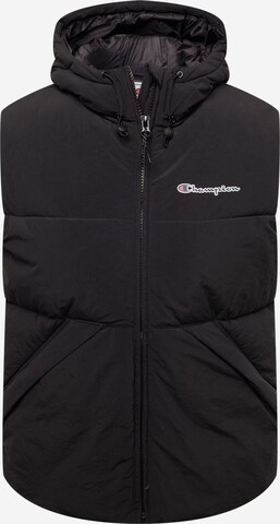 Champion Authentic Athletic Apparel Bodywarmer in Zwart: voorkant