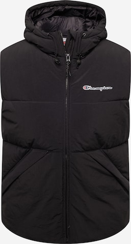 Champion Authentic Athletic Apparel Vest in Black: front