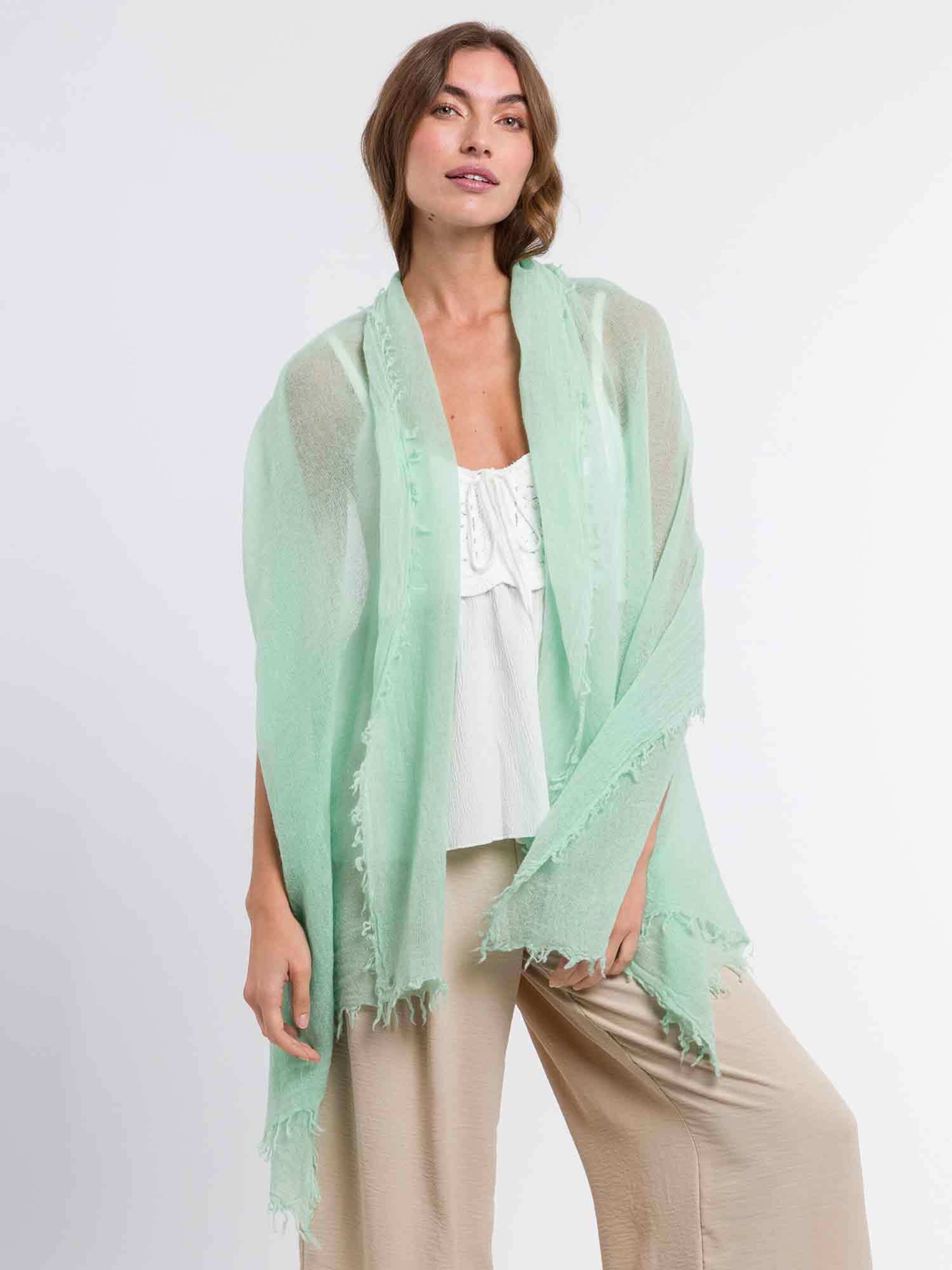 FRAAS Schal in Blau: Vorderseite