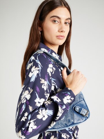 Rochie tip bluză de la GANT pe albastru