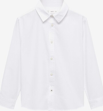 Coupe regular Chemise MANGO KIDS en blanc : devant