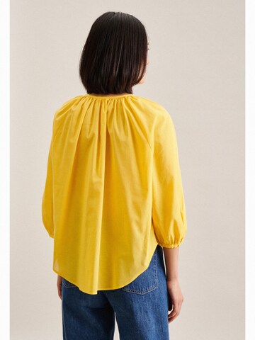 SEIDENSTICKER Blouse 'Schwarze Rose' in Yellow