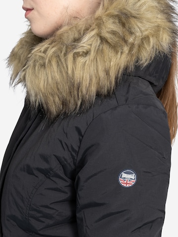Parka d’hiver 'Kimmeridge' LONSDALE en noir