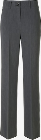 Fadenmeister Berlin Pleated Pants in Grey: front