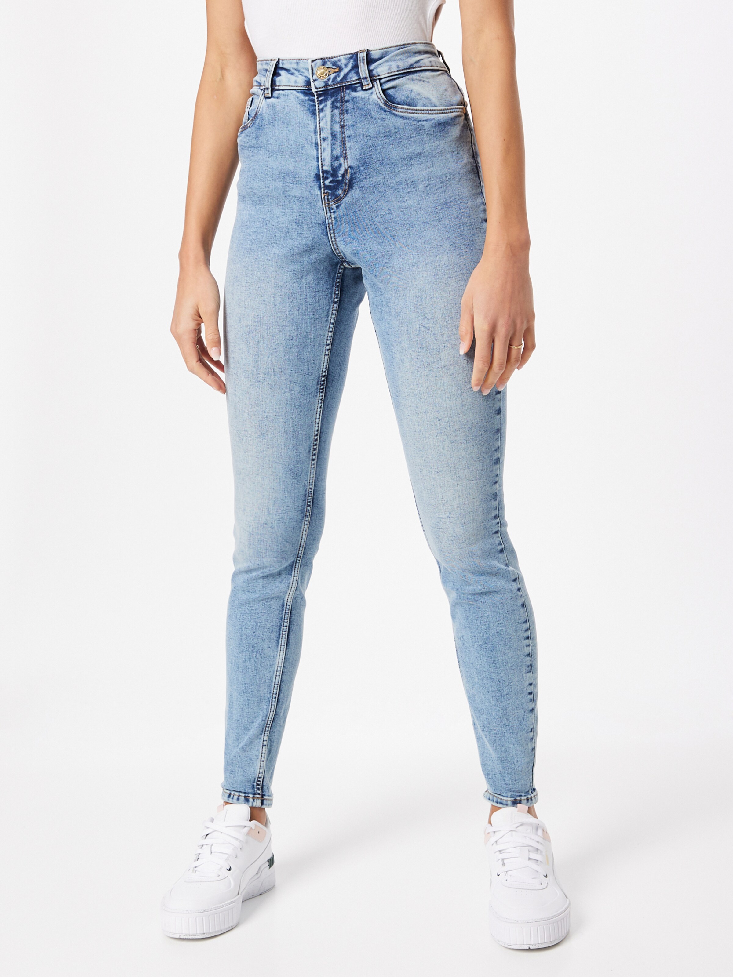 Women Blue Jeans Slouch High Waist Orsay – GOOFASH