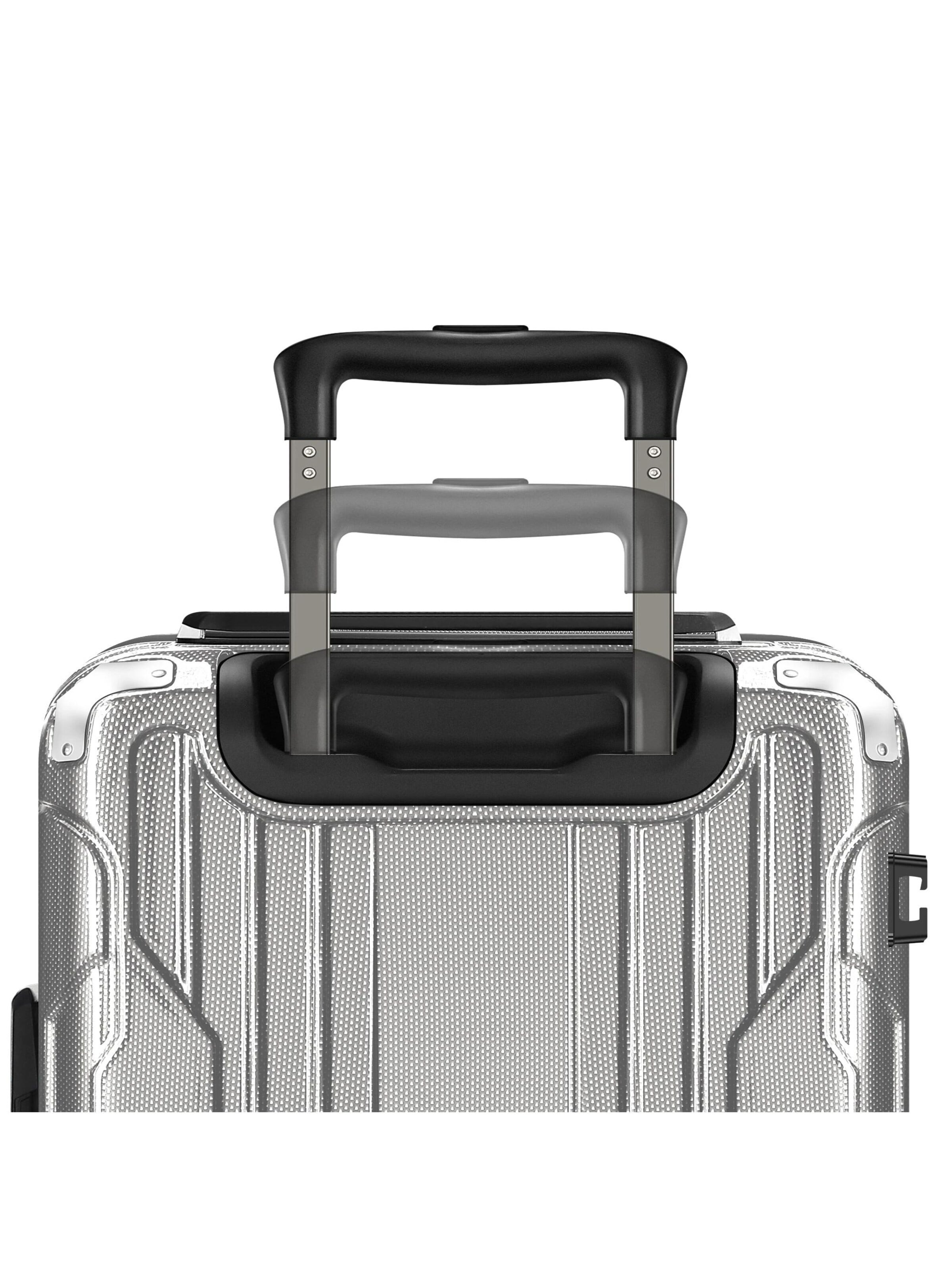 4FLY Suitcase 'Carbo' in Silver