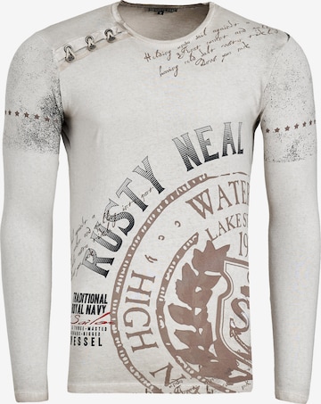 Rusty Neal Shirt in Beige: front