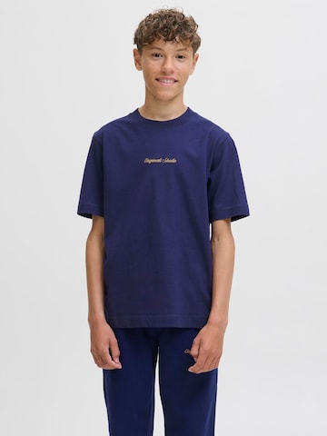 Jack & Jones Junior Shirts i blå: forside