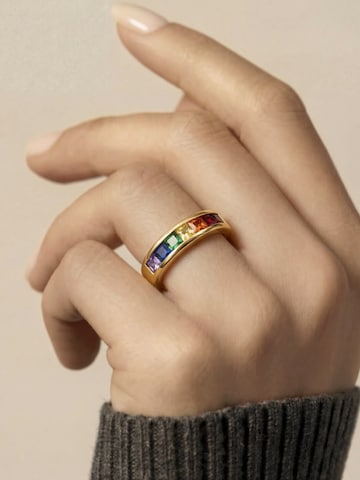 Luxenter Ring 'Kasee' in Mischfarben: Vorderseite