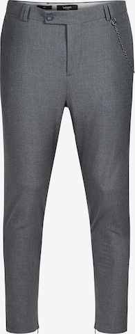 behype Regular Chino-Hose 'B-KAY' in Grau: predná strana