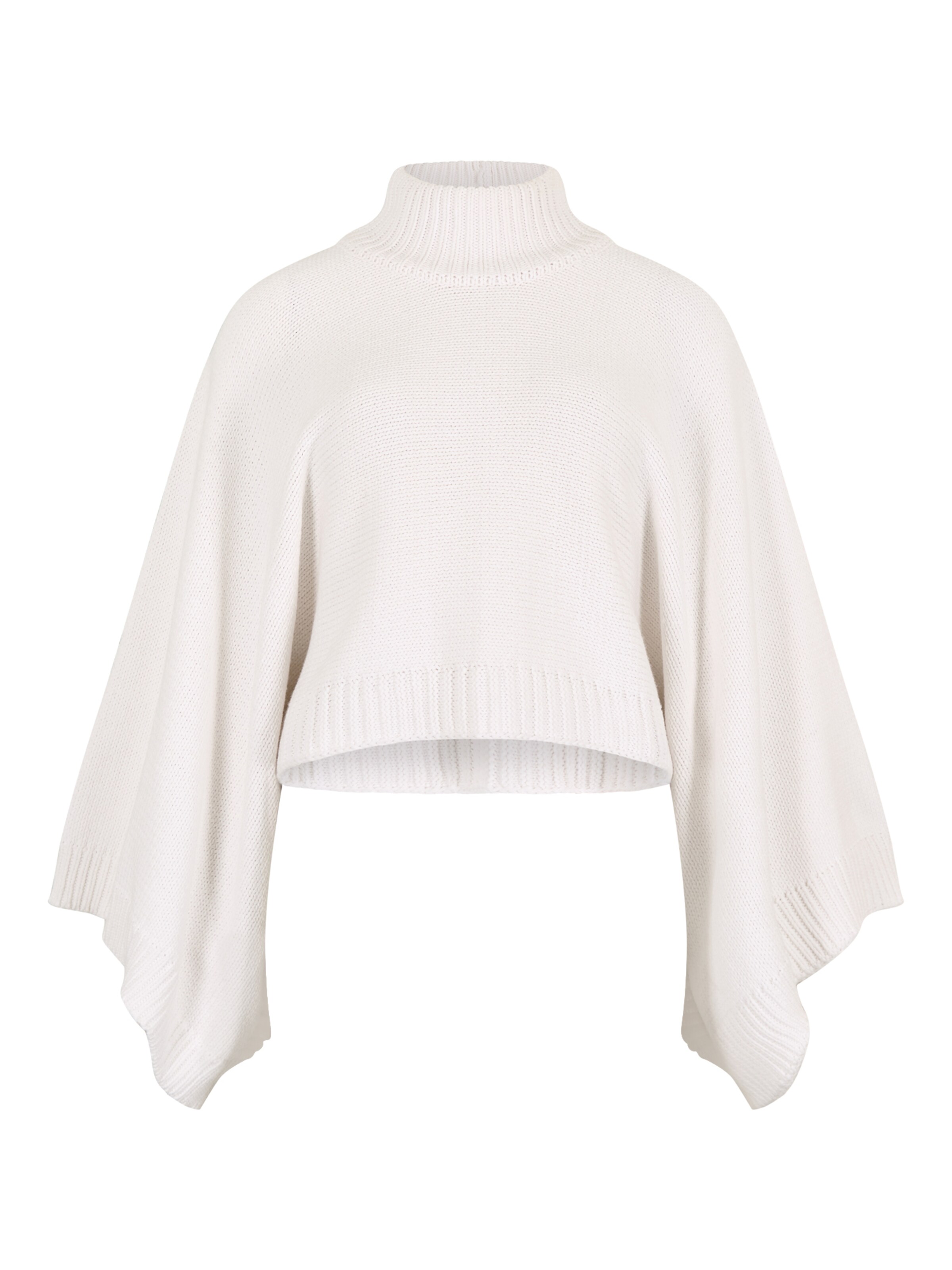 Apricot Sweater in White: front